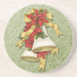 Porta-copos Sinais de Poinsettia de Natal
