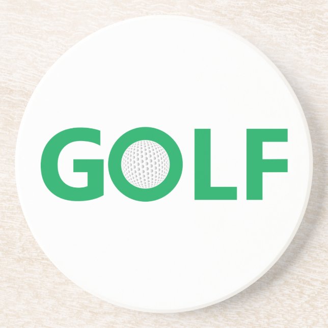 Porta-copos Sinal de golfe (Frente)