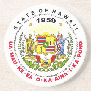 Porta-copos sinal do Havaí
