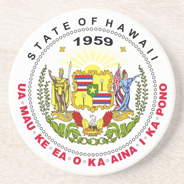 Porta-copos sinal do Havaí (Frente)