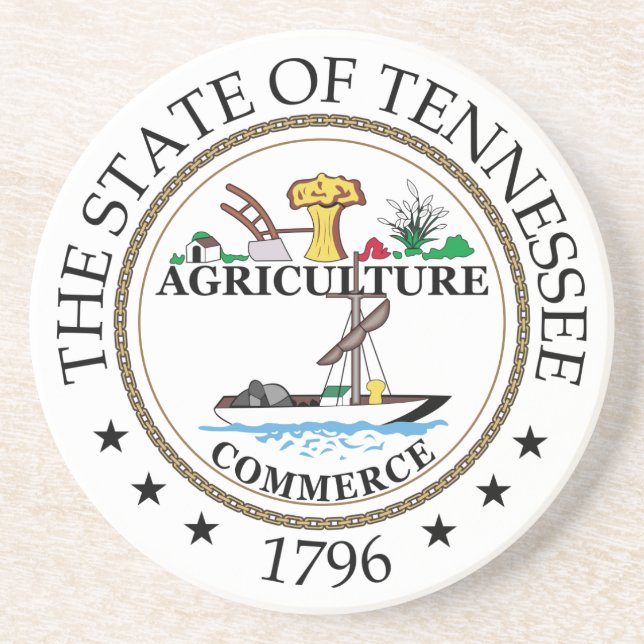 Porta-copos Sinal do Tennessee (Frente)