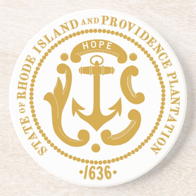 Porta-copos Sinal Rhode Island (Frente)