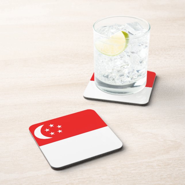 Porta copos Sinalizador de Singapura (Lado Direito)