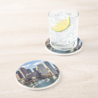 Porta-copos Skyline de Boston do beira-rio