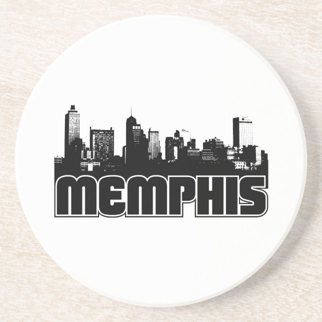 Porta-copos Skyline de Memphis (Frente)