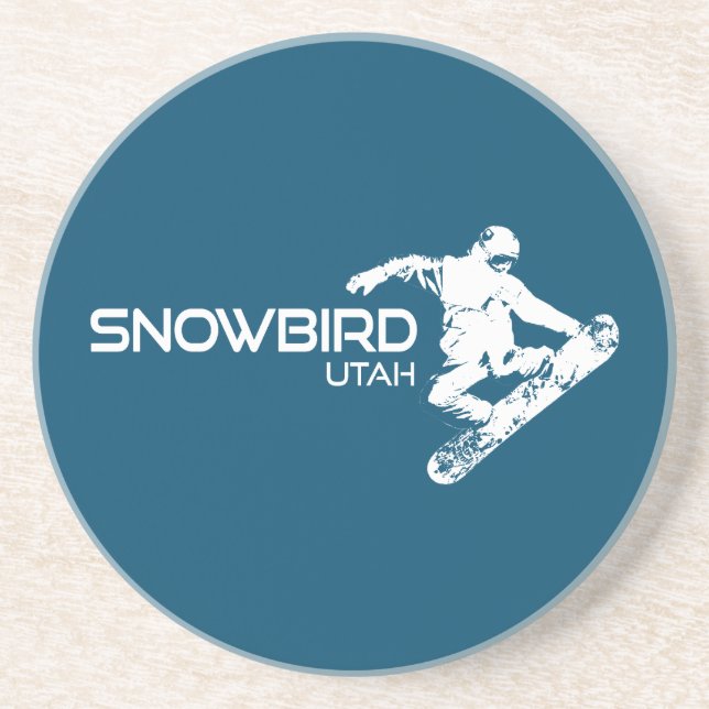 Porta-copos Snowbird Utah Snowboarder (Frente)