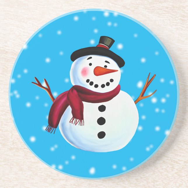 Porta-copos Snowman (Frente)