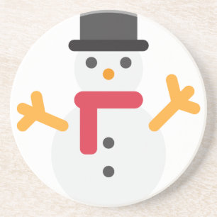 Porta-copos snowman emoji de natal