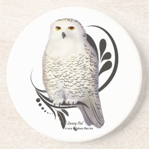 Porta-copos Snowy Owl