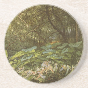 Porta-copos Sob as Folhas da Doca por Richard Doyle, Arte das