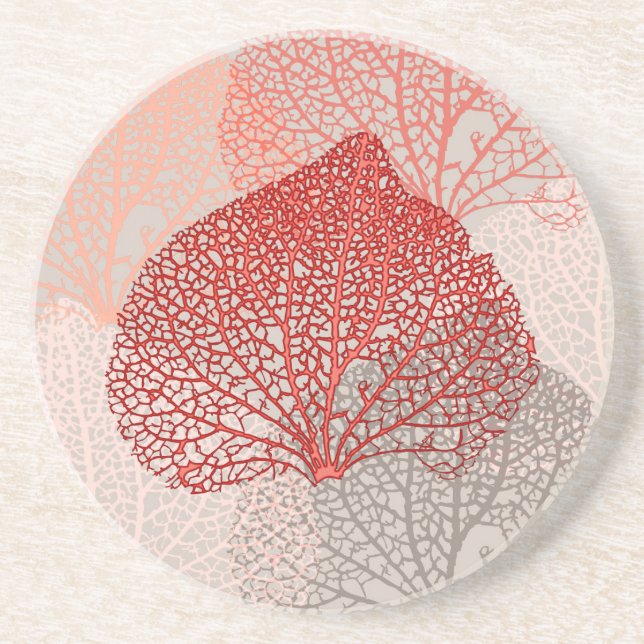 Porta-copos Sombra Coral (Frente)