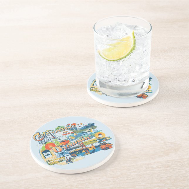 Porta-copos Sonho da Califórnia (Lateral)