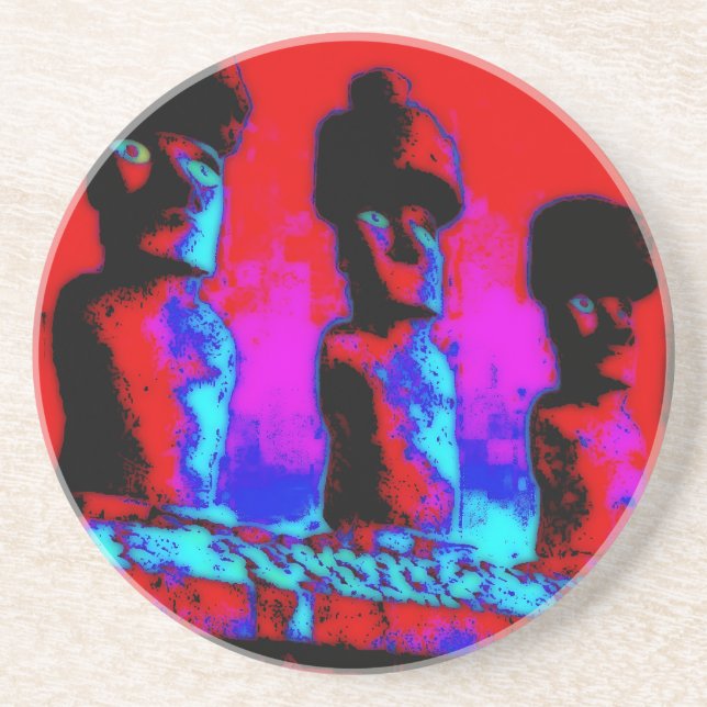 Porta-copos Sonhos Eternos de RapaNui (Frente)