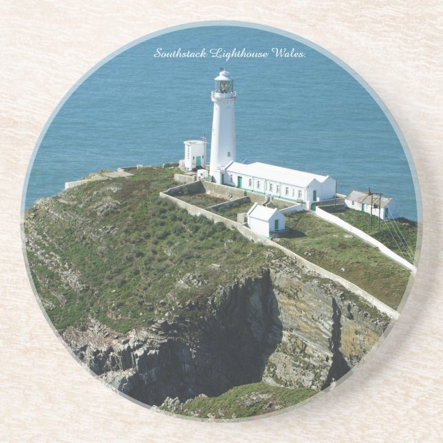 Porta-copos Southstack Lighthouse Wales. (Frente)