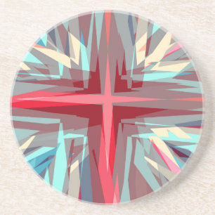 Porta-copos Starburst transversal religioso