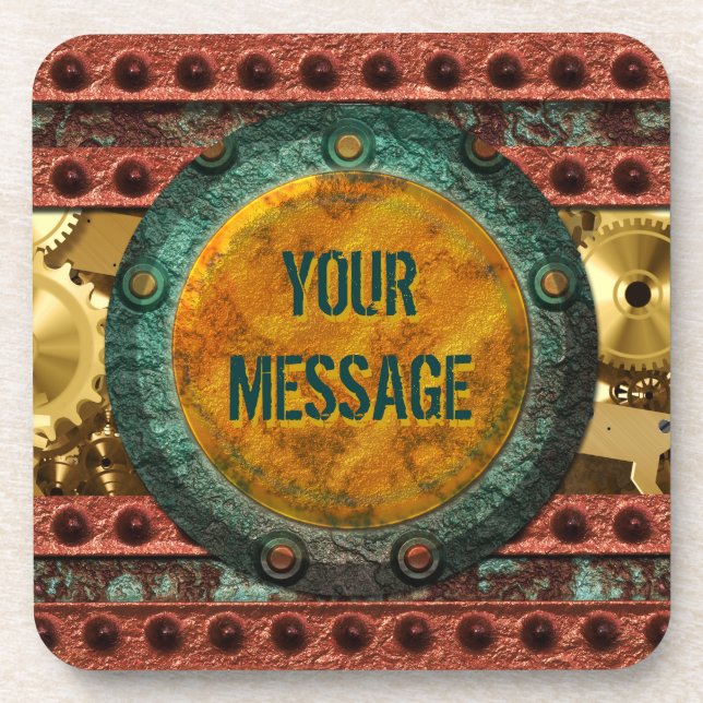 Porta copos Steampunk 4A (Frente)