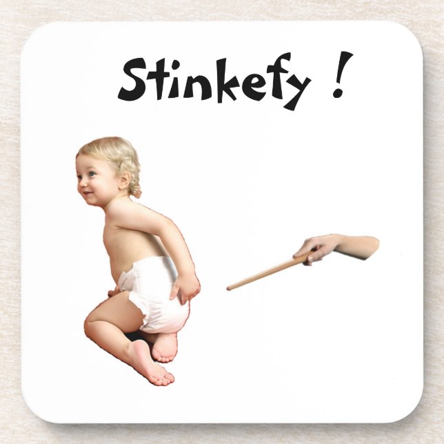 Porta copos Stinkefy!-Cork (Frente)