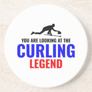 Porta-copos Stone Curling Winter Ice Sport Curler Funny