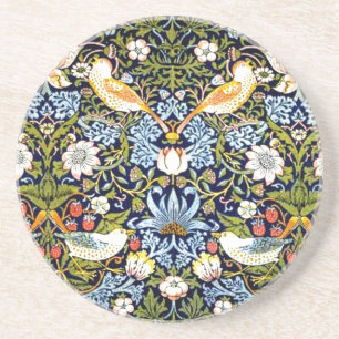 Porta-copos Strawberry Thief por William Morris