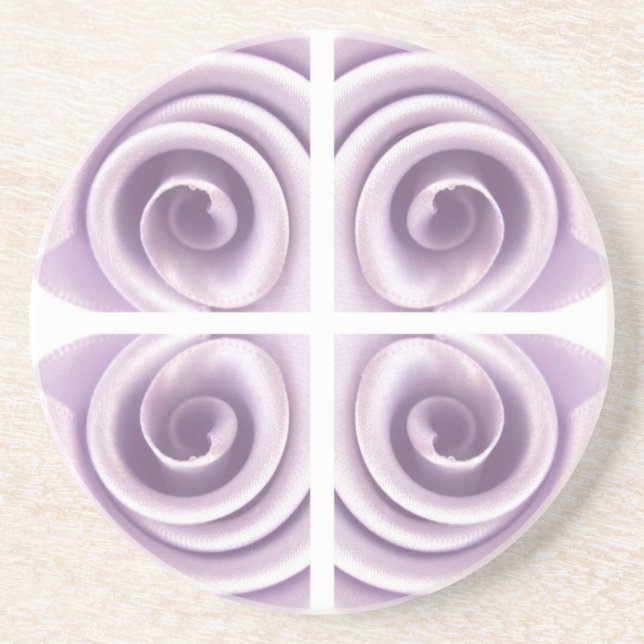 Porta-copos Sugestões de Rosa Lilac Medieval (Frente)