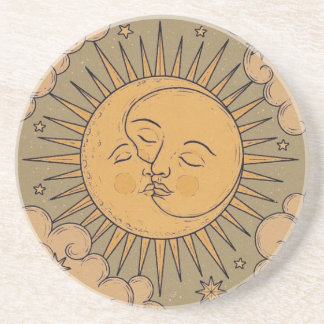 Porta-copos Sun e Moon Mandala