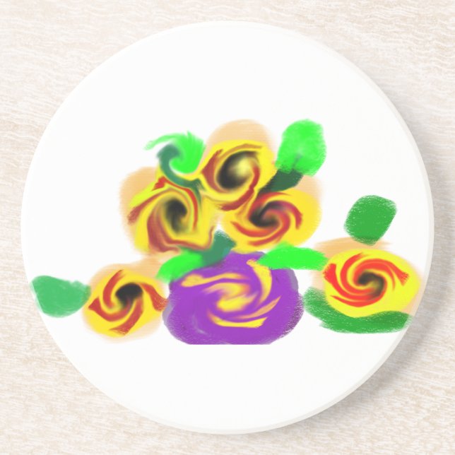 Porta-copos Sunflowers joy (Frente)