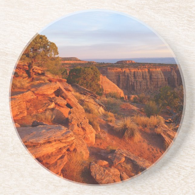 Porta-copos Sunrise no Grand View Trail em CO Monument (Frente)