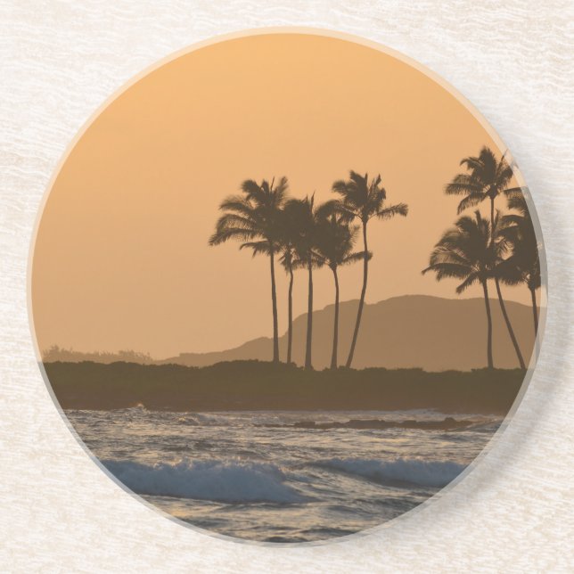 Porta-copos Sunset em Kauai (Frente)