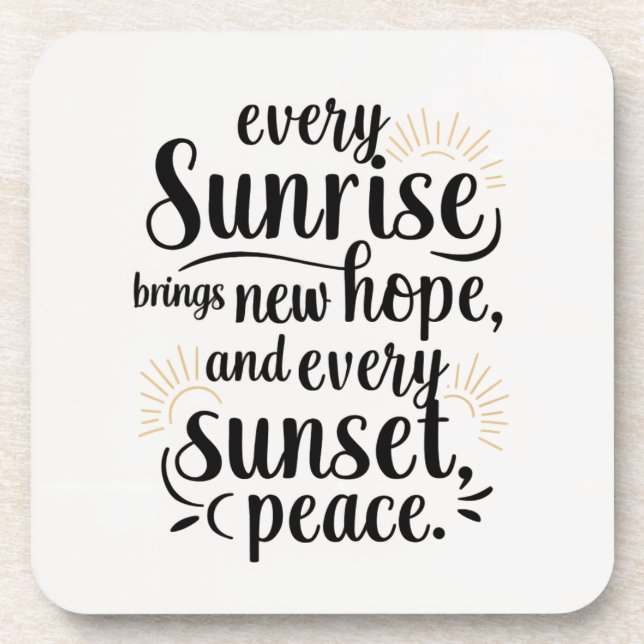 Porta copos Sunset Hope (Frente)