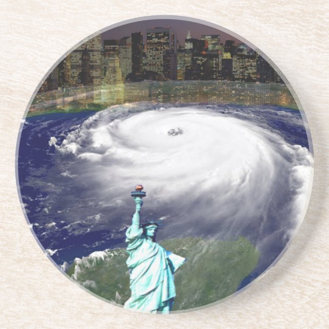 Porta-copos Super Storm Sandy 2012, Olhos da tempestade_ (Frente)