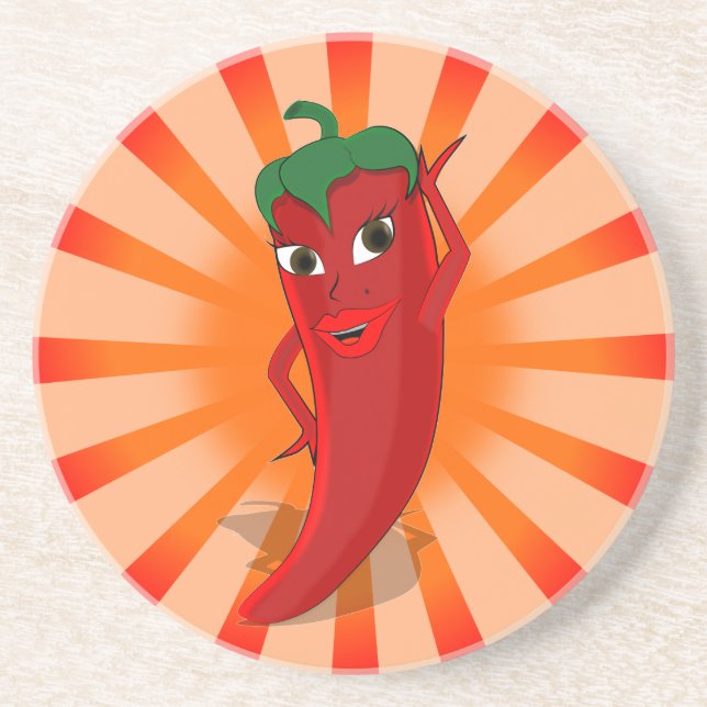 Porta-copos Superestrela do Pepper Vermelho (Frente)