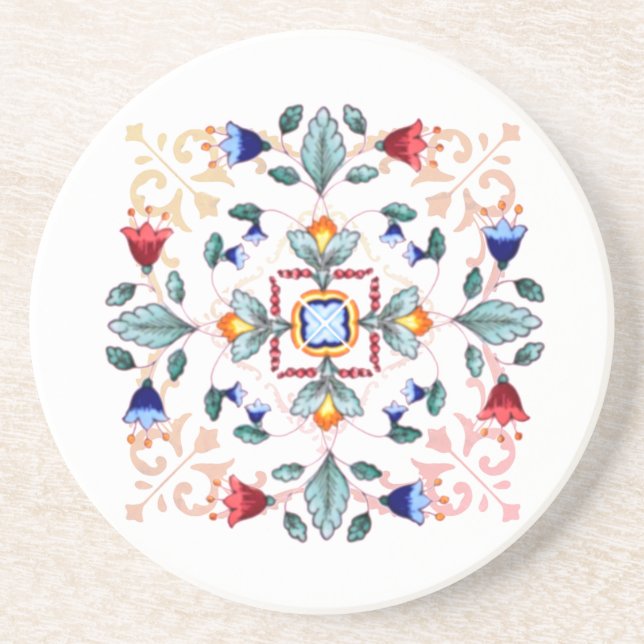 Porta-copos Suporte de copo de arenito - Fiori Light (Frente)