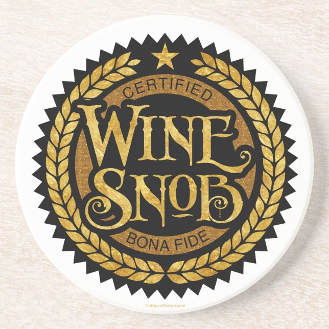 Porta-copos Suporte para Copos de Vinho Esnobe (Frente)