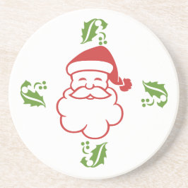 Porta-copos Suporte para copos - Papai Noel e Azevinho