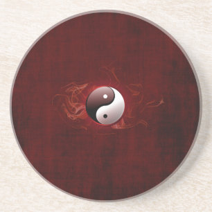 Porta-copos suporte yin yang