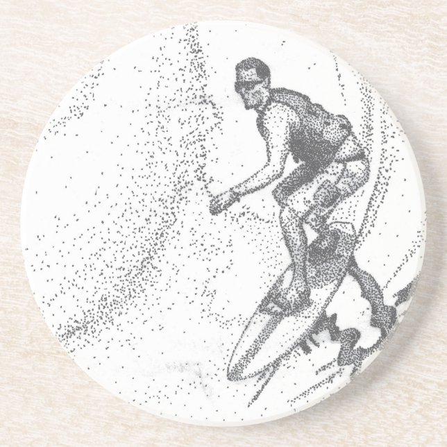 Porta-copos surfista (Frente)