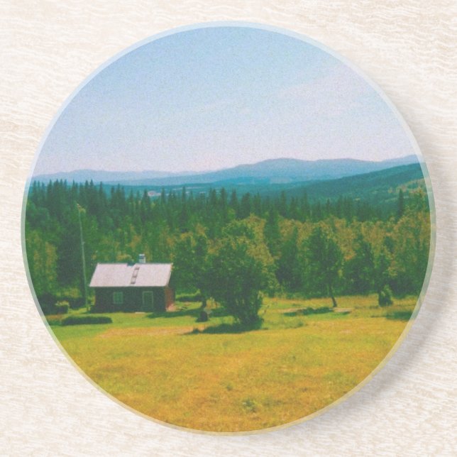 Porta-copos Swedish Northern Landscape (Frente)