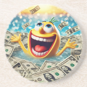 Porta-copos swimming in money