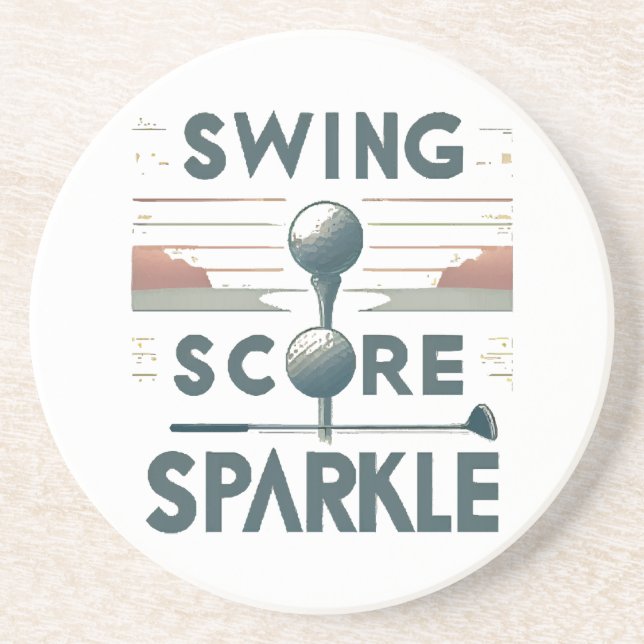 Porta-copos Swing, Score, Sparkle (Frente)