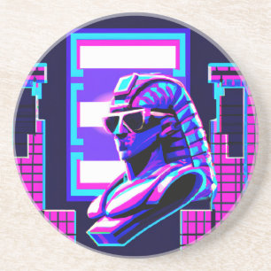 Porta-copos Synthwave Pharaoh