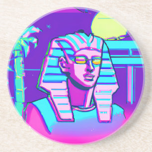 Porta-copos Synthwave Pharaoh
