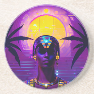 Porta-copos Synthwave Pharaoh