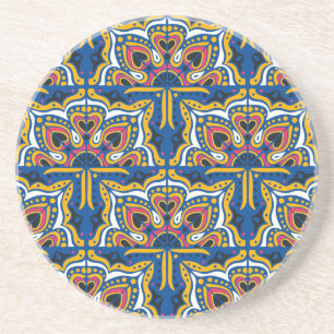 Porta-copos Talavera Indian Mosaic: cerâmica sem costura.