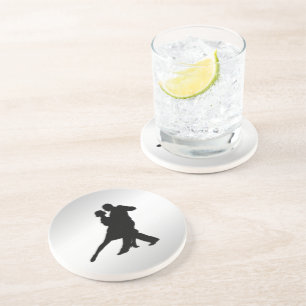 Porta-copos Tango Dancers Silhouette 2 Silver
