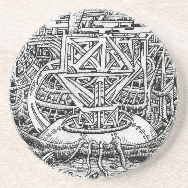 Porta-copos Tanque Tentáculo por Brian Benson (Frente)