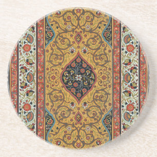 Porta-copos Tapete Persa Antigo Design Elegante