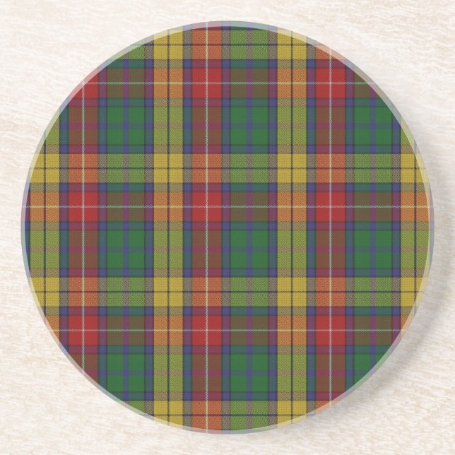 Porta-copos Tartan da Família Buchanan Clan (Frente)