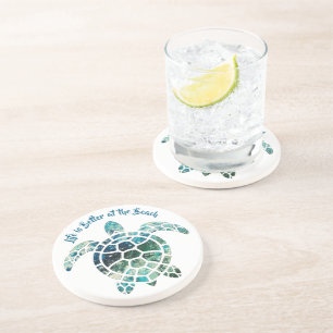 Porta-copos Tartaruga marinha - A vida é melhor na praia
