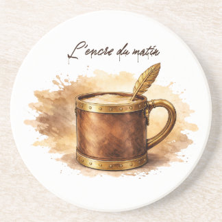 Porta-copos Tasse l'encre du matin
