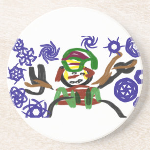Porta-copos Tatuagem de boneco de neve